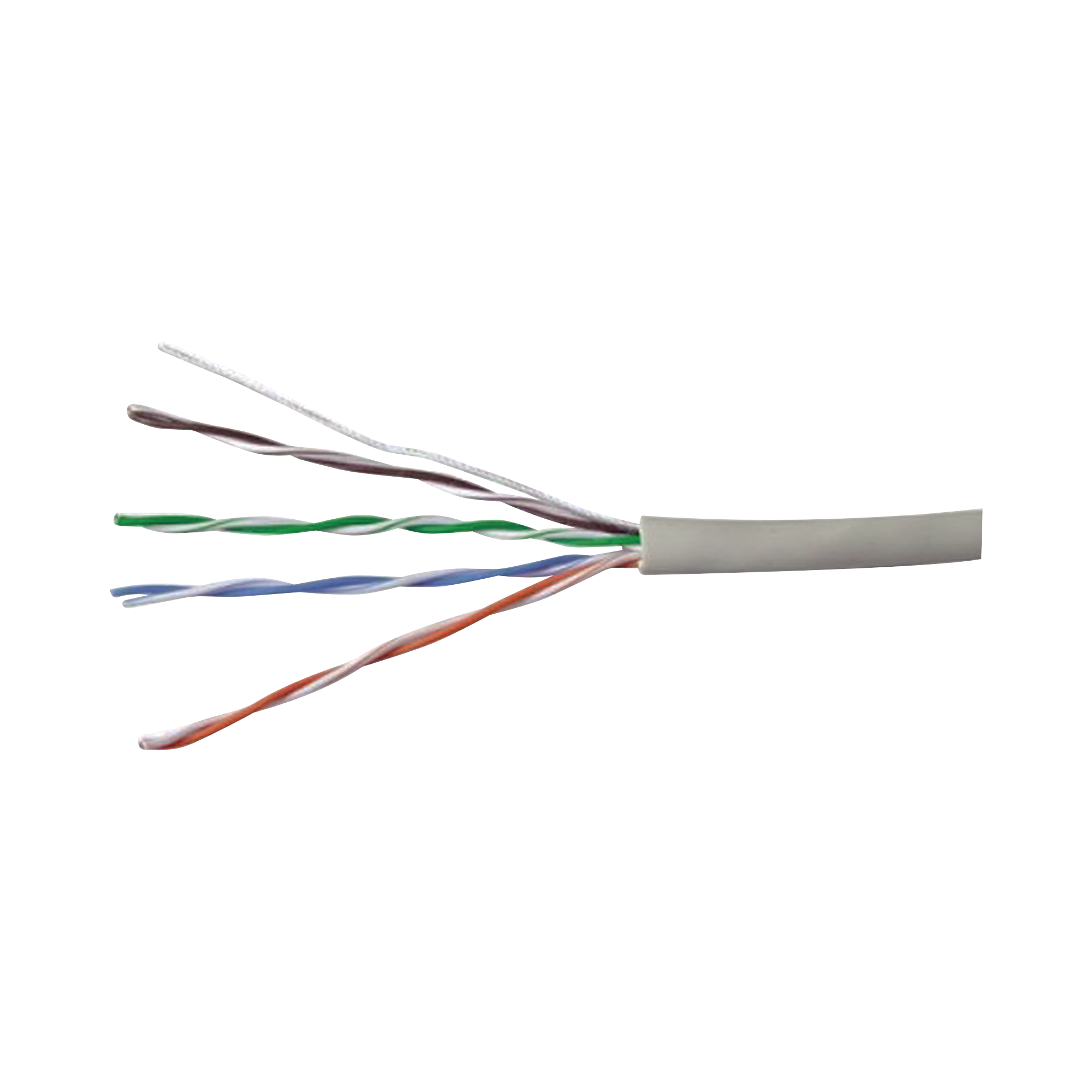 Bobina de Cable UTP 305 m. de Cobre, PanNet, Gris, Categoría 5e (24 AWG), PVC (CM), de 4 pares Bobina de Cable UTP 305 m. de Cobre, PanNet, Gris, Categoría 5e (24 AWG), PVC (CM), de 4 pares